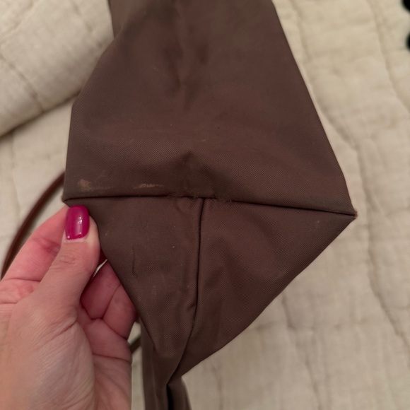 Longchamp Le Pliage Tote Bag Green/Brown - Picture 4 of 10